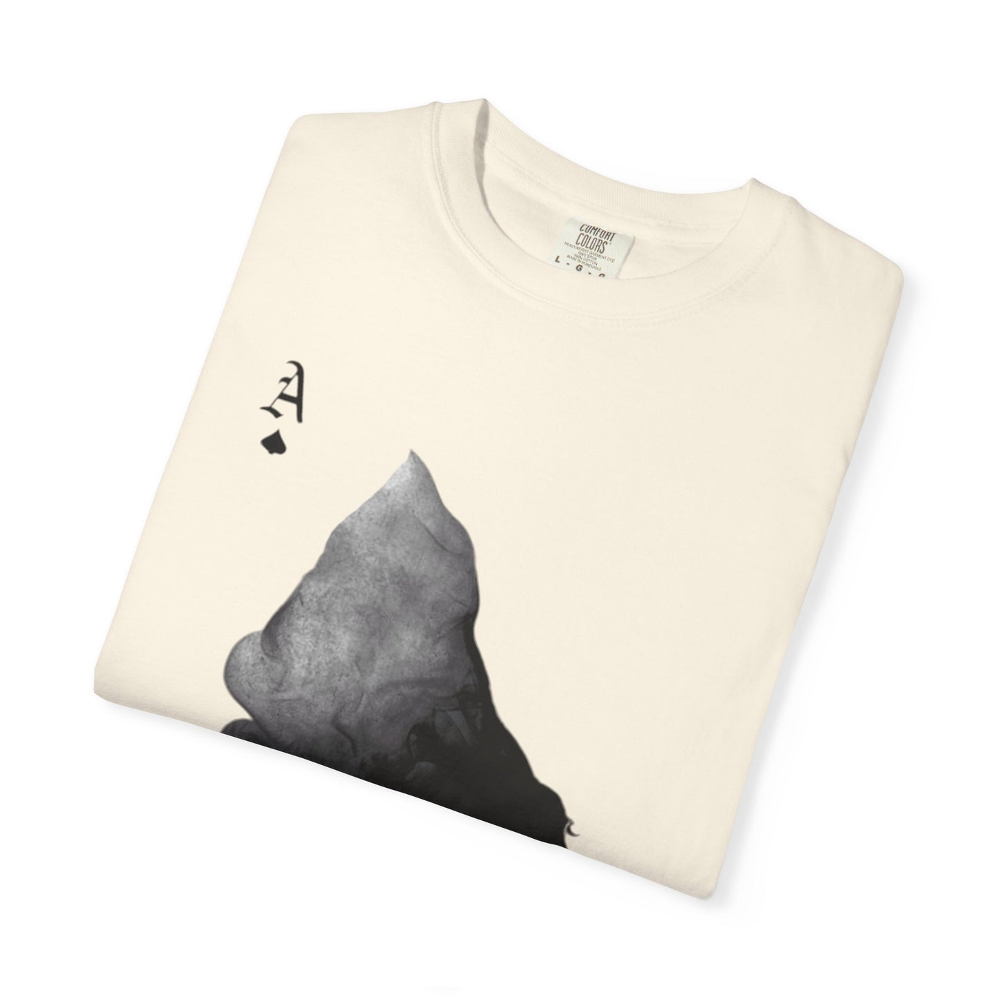 Ace of Spades Garment-Dyed T-Shirt | Cool Casual Wear, Poker Night Outfit,
