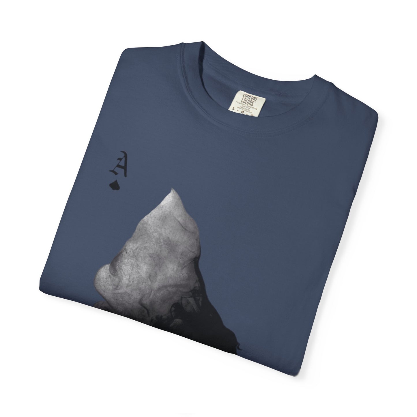 Ace of Spades Garment-Dyed T-Shirt | Cool Casual Wear, Poker Night Outfit,