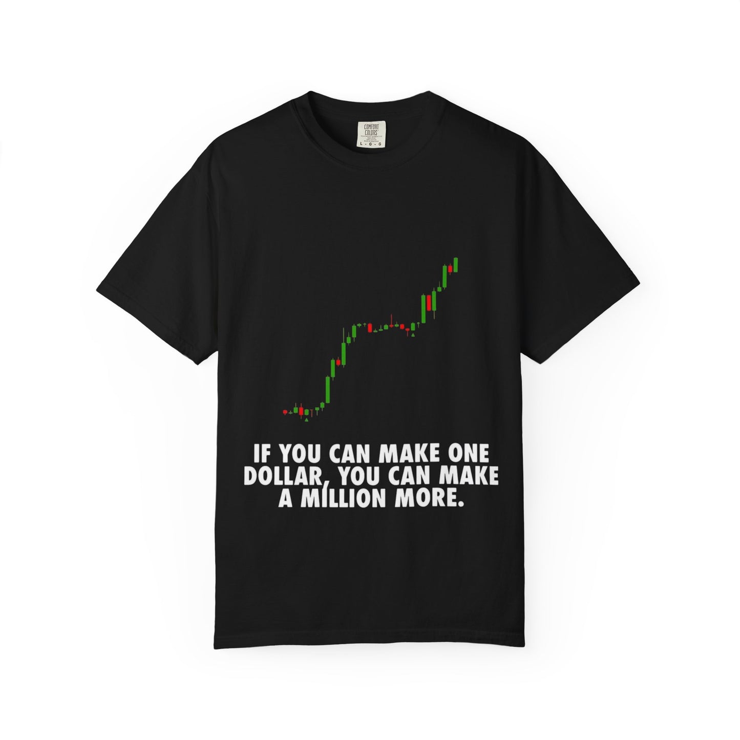 Motivational Finance T-Shirt - If You Can Make One Dollar, You Can Make A Million, Unisex Tee, Entrepreneurs,