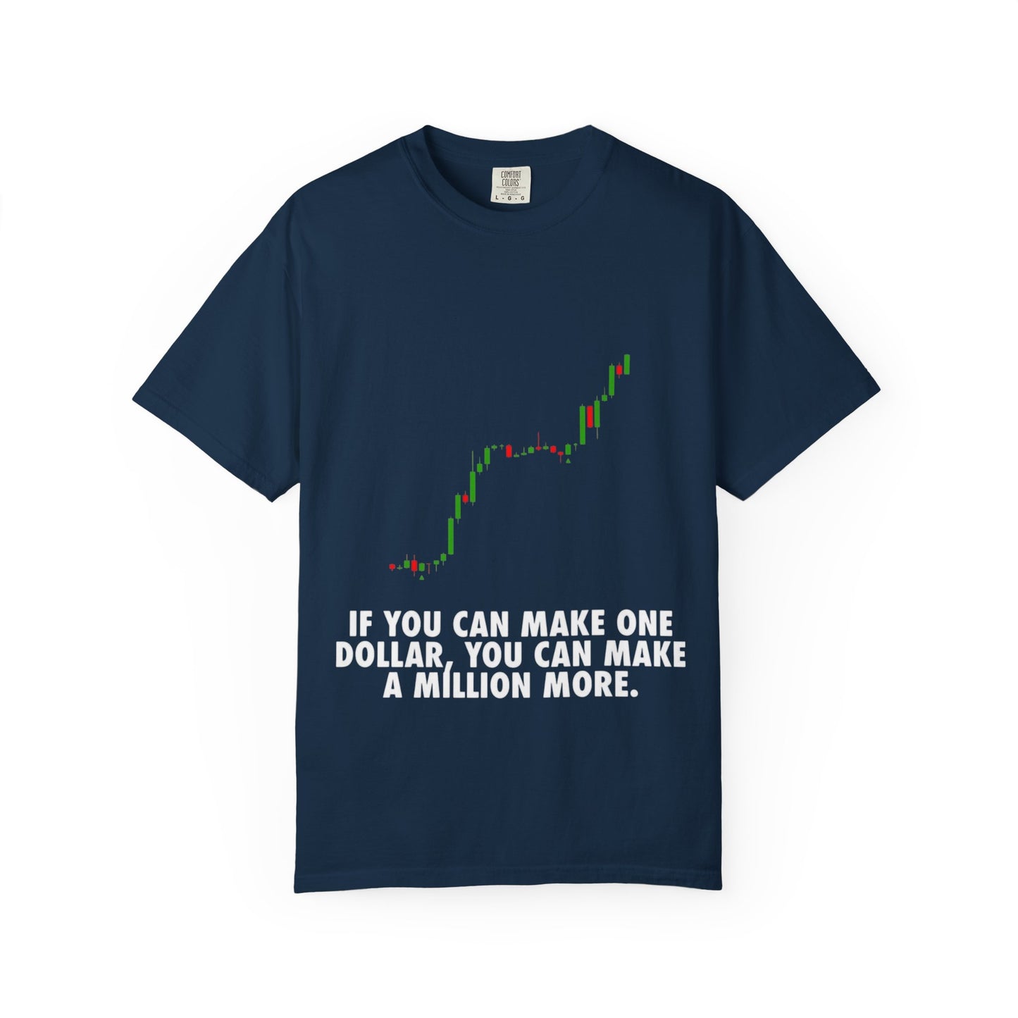Motivational Finance T-Shirt - If You Can Make One Dollar, You Can Make A Million, Unisex Tee, Entrepreneurs,