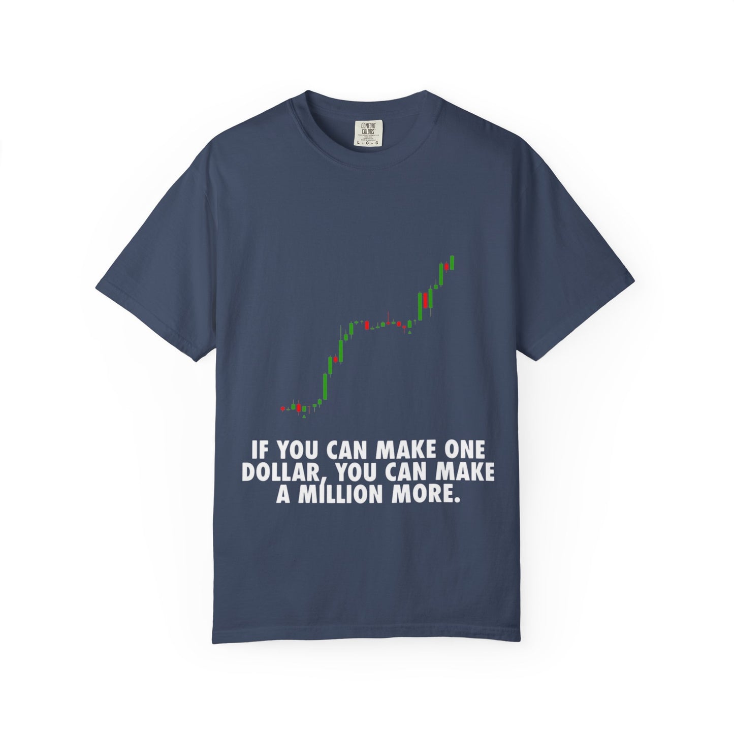 Motivational Finance T-Shirt - If You Can Make One Dollar, You Can Make A Million, Unisex Tee, Entrepreneurs,