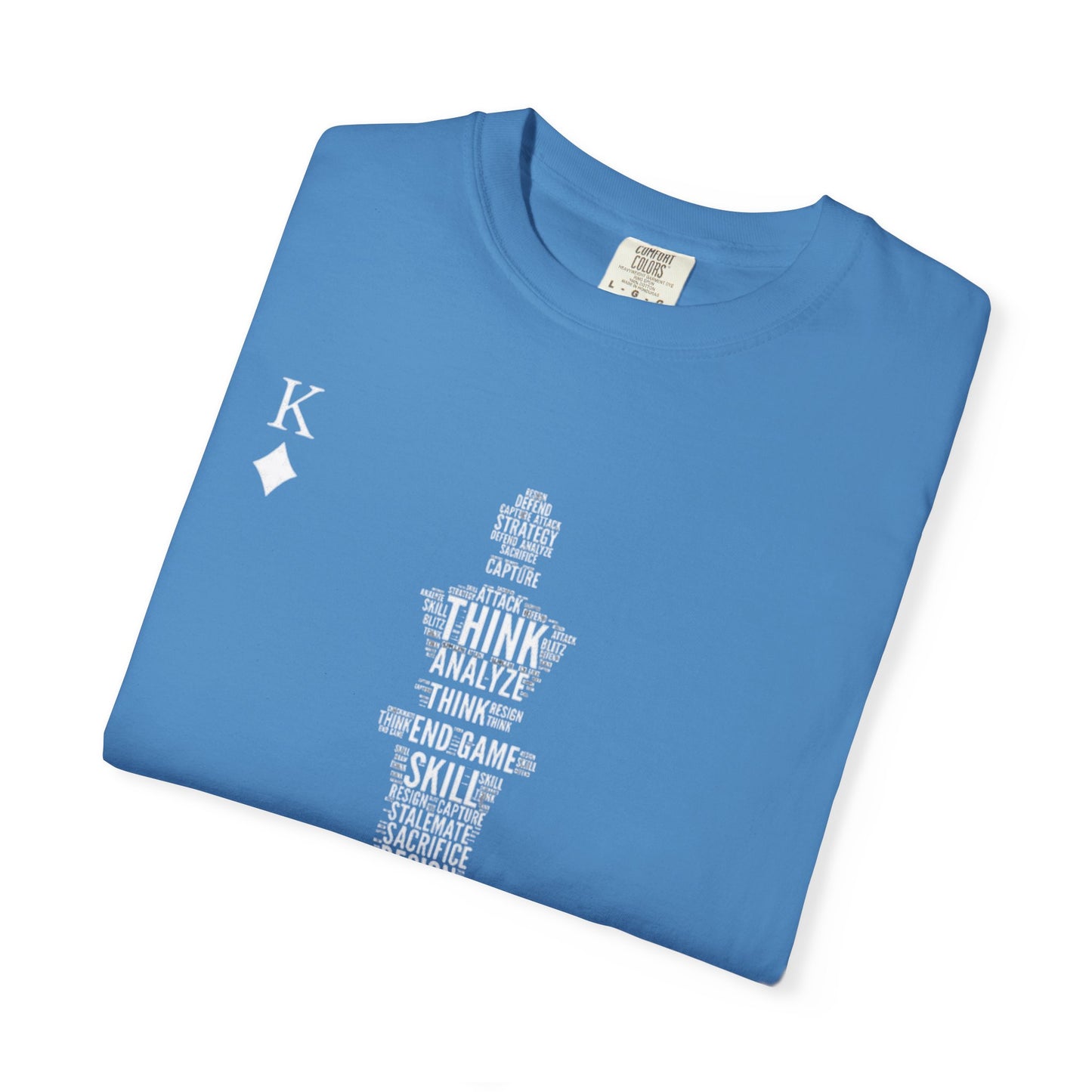 Chess Strategy Unisex Garment-Dyed T-shirt, Casual Wear, Gift for Chess Lovers, Game Night, Unique Tee for Strategists