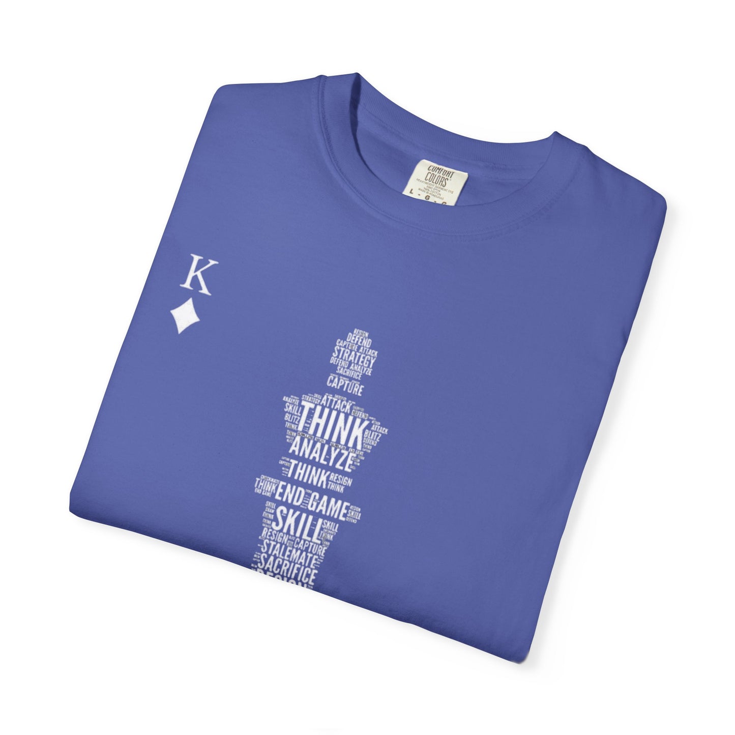 Chess Strategy Unisex Garment-Dyed T-shirt, Casual Wear, Gift for Chess Lovers, Game Night, Unique Tee for Strategists