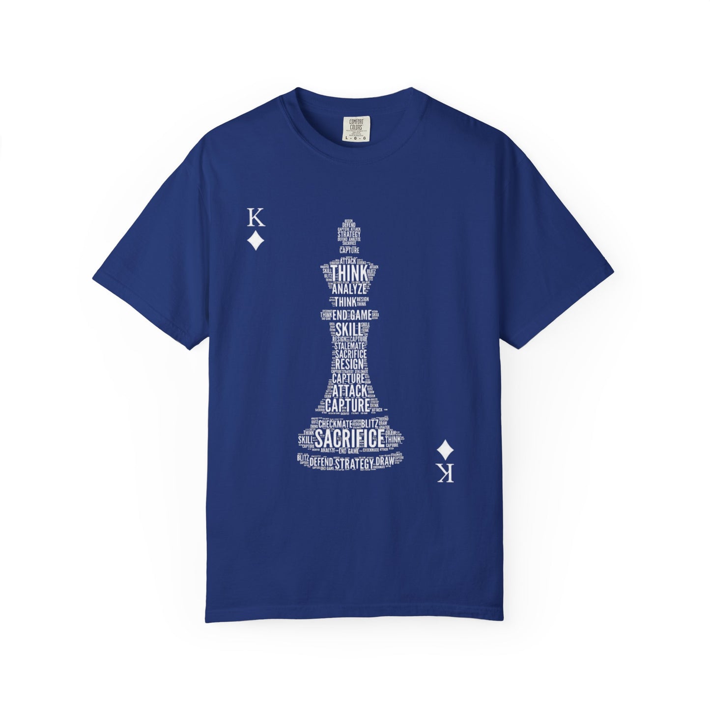 Chess Strategy Unisex Garment-Dyed T-shirt, Casual Wear, Gift for Chess Lovers, Game Night, Unique Tee for Strategists