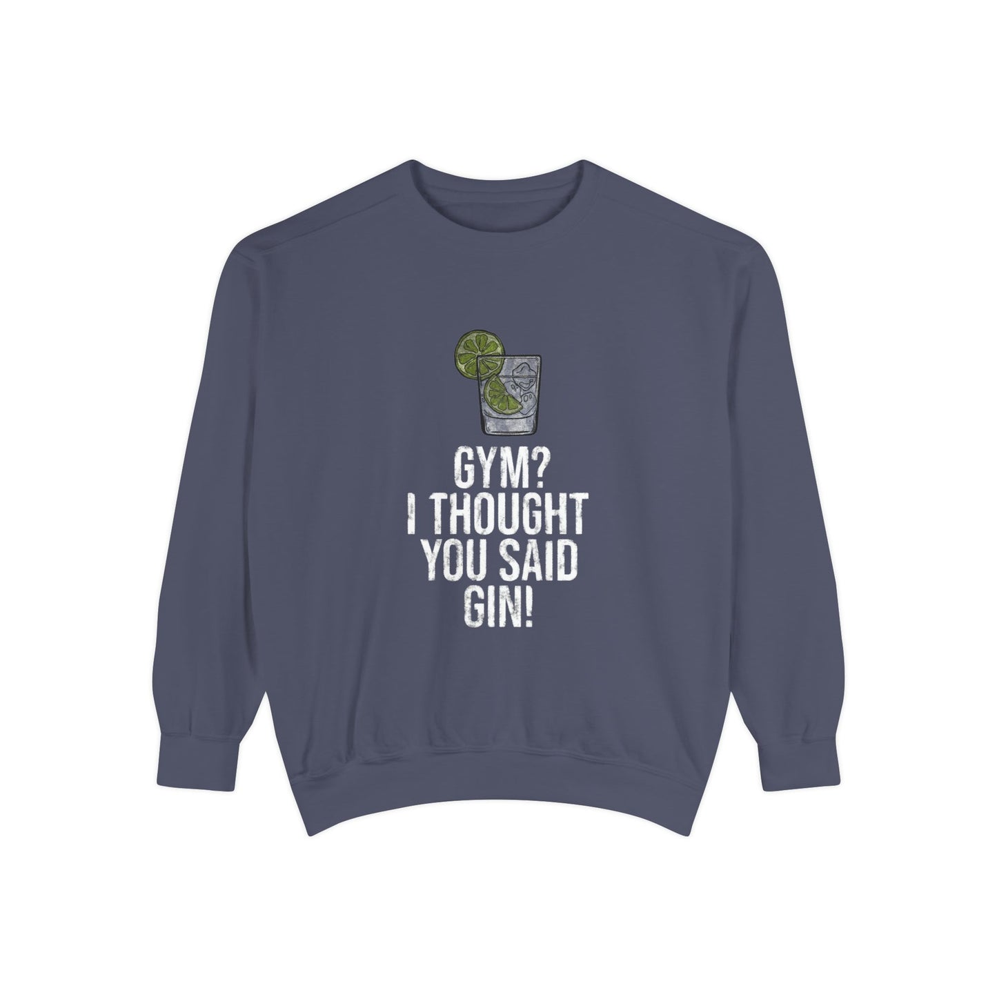 Gin-Themed Unisex Sweatshirt, Comfy Hoodie for Casual Wear for Parties, Drink Humor Apparel