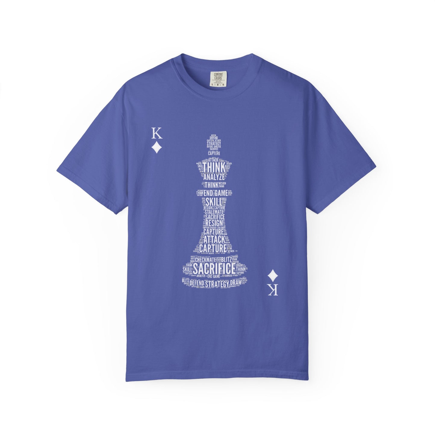 Chess Strategy Unisex Garment-Dyed T-shirt, Casual Wear, Gift for Chess Lovers, Game Night, Unique Tee for Strategists
