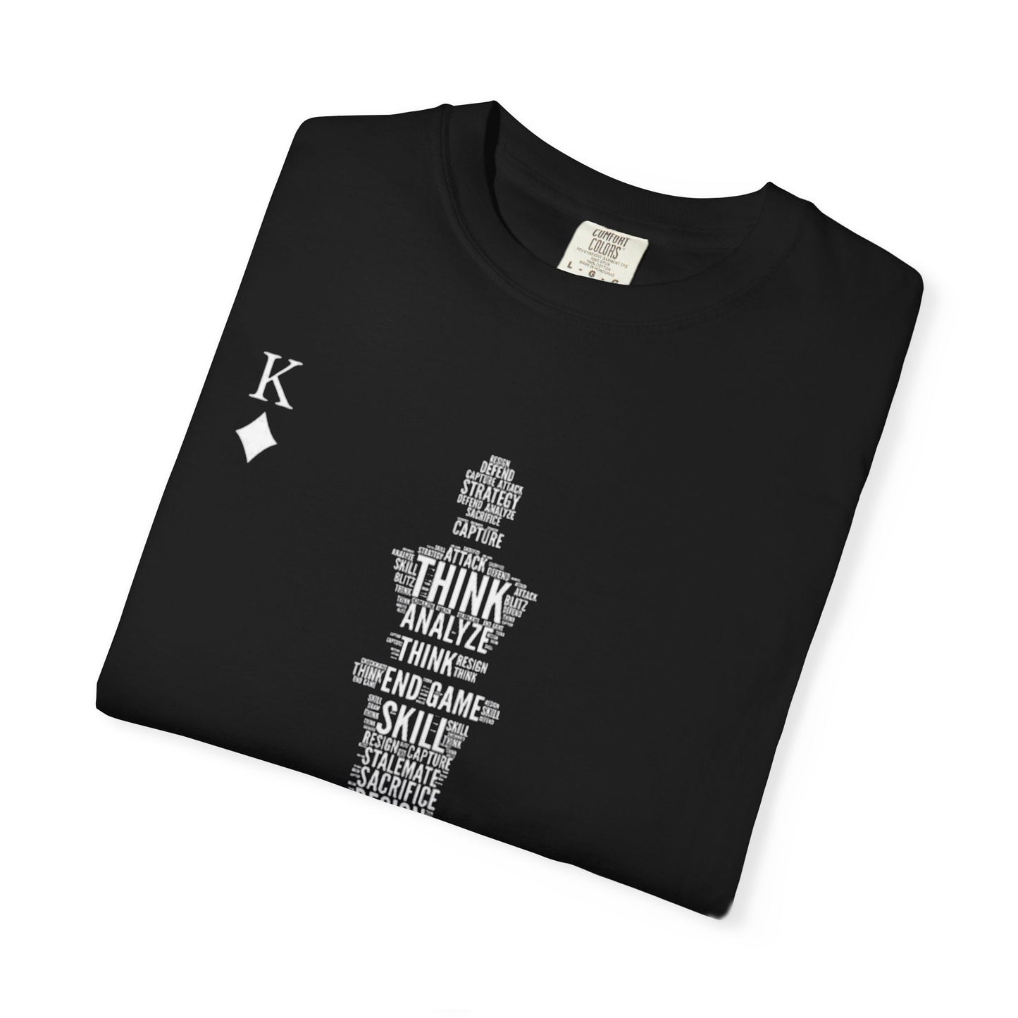 Chess Strategy Unisex Garment-Dyed T-shirt, Casual Wear, Gift for Chess Lovers, Game Night, Unique Tee for Strategists