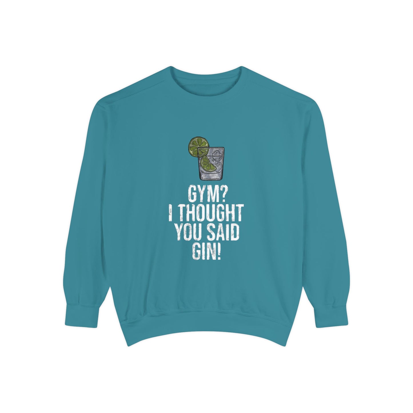Gin-Themed Unisex Sweatshirt, Comfy Hoodie for Casual Wear for Parties, Drink Humor Apparel