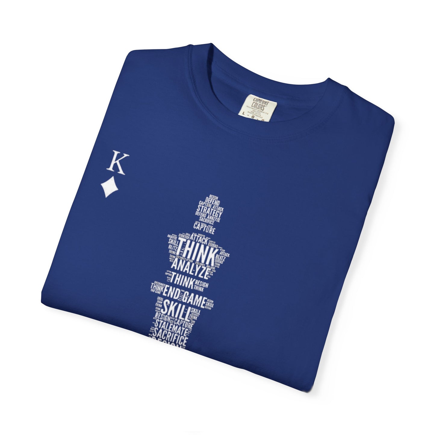 Chess Strategy Unisex Garment-Dyed T-shirt, Casual Wear, Gift for Chess Lovers, Game Night, Unique Tee for Strategists