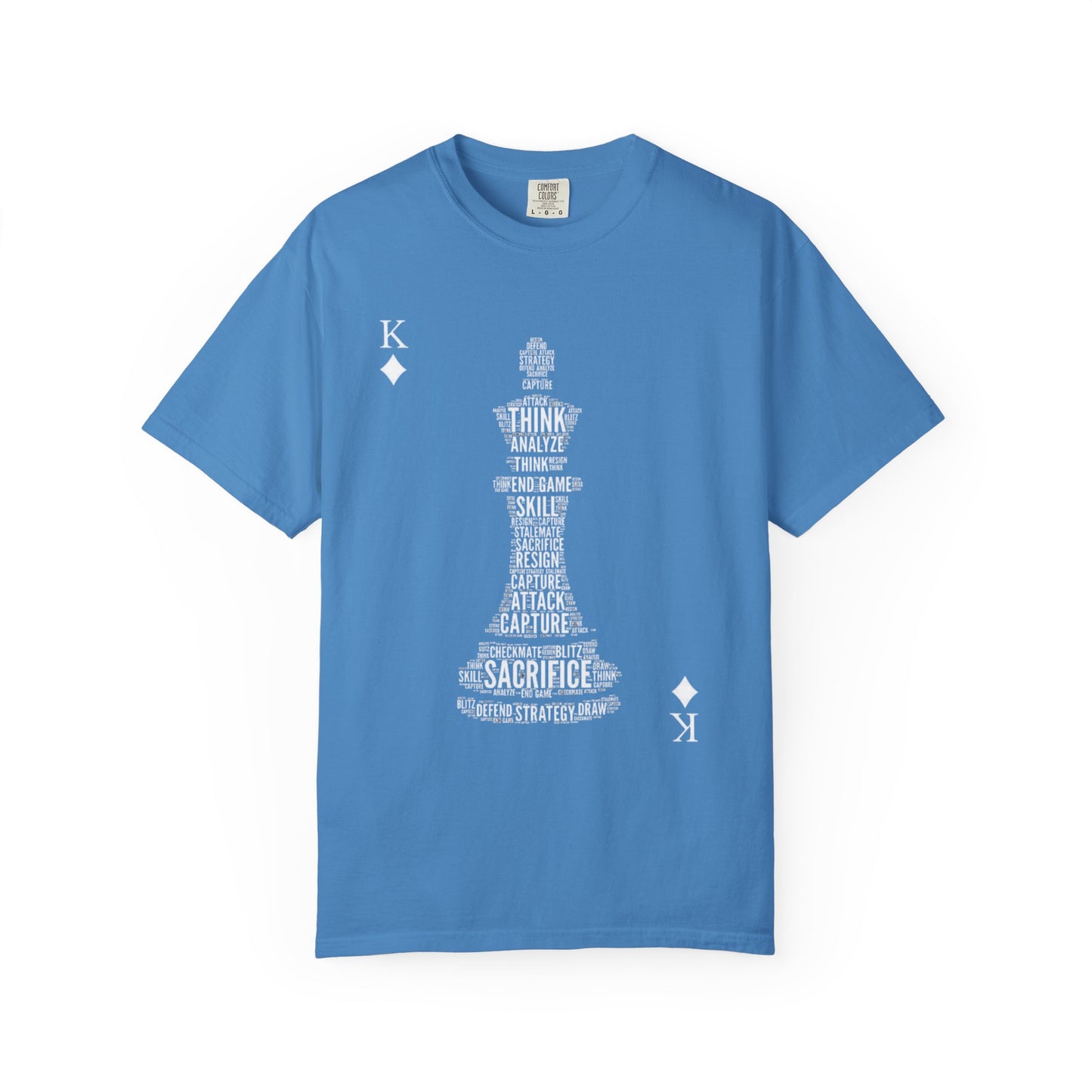 Chess Strategy Unisex Garment-Dyed T-shirt, Casual Wear, Gift for Chess Lovers, Game Night, Unique Tee for Strategists