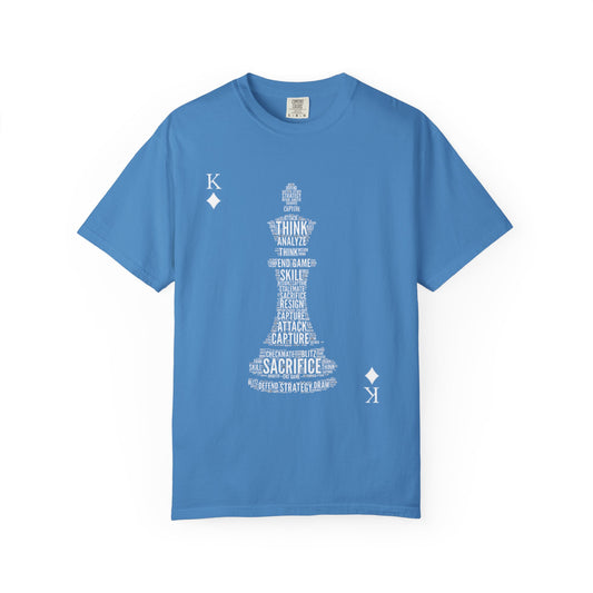 Chess Strategy Unisex Garment-Dyed T-shirt, Casual Wear, Gift for Chess Lovers, Game Night, Unique Tee for Strategists