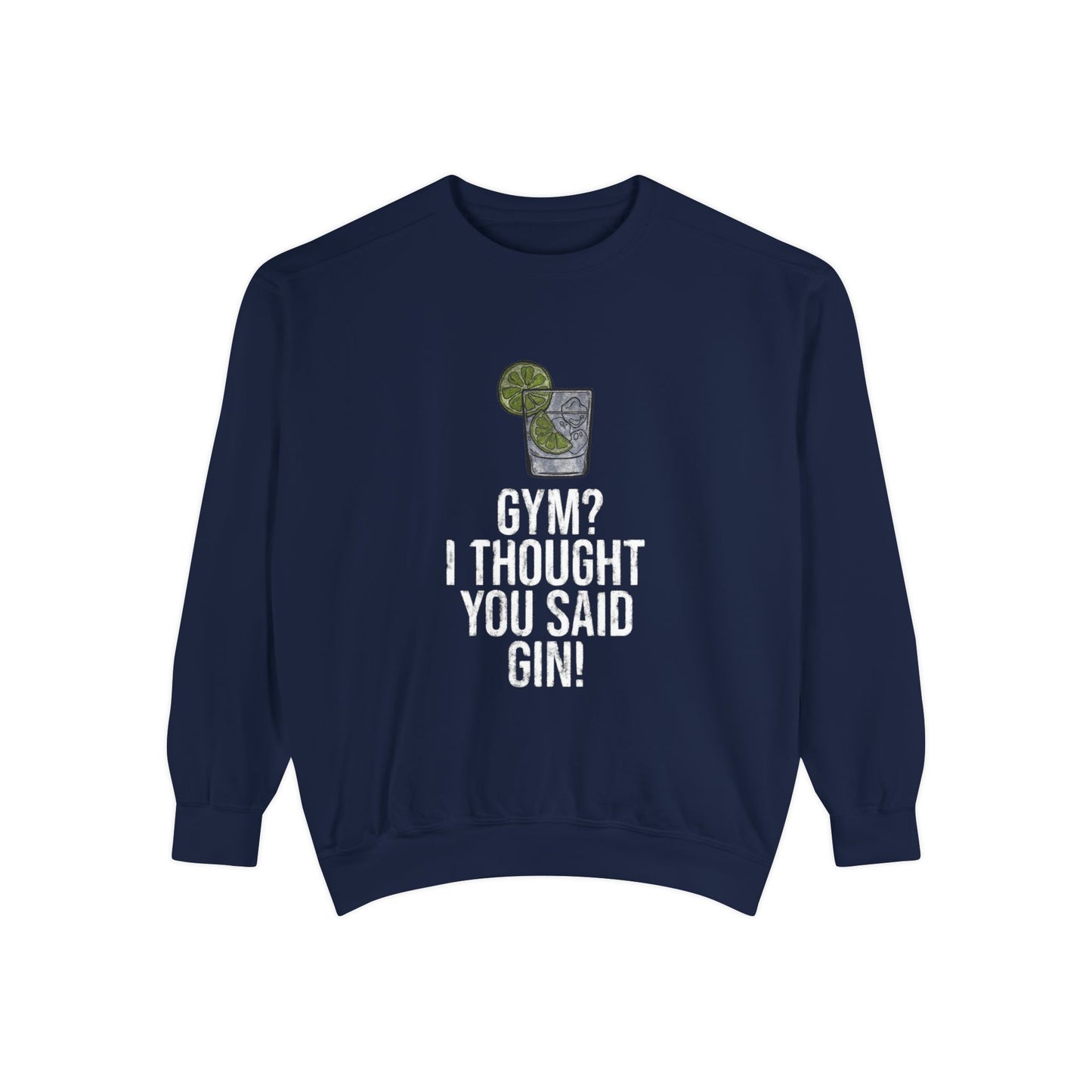 Gin-Themed Unisex Sweatshirt, Comfy Hoodie for Casual Wear for Parties, Drink Humor Apparel