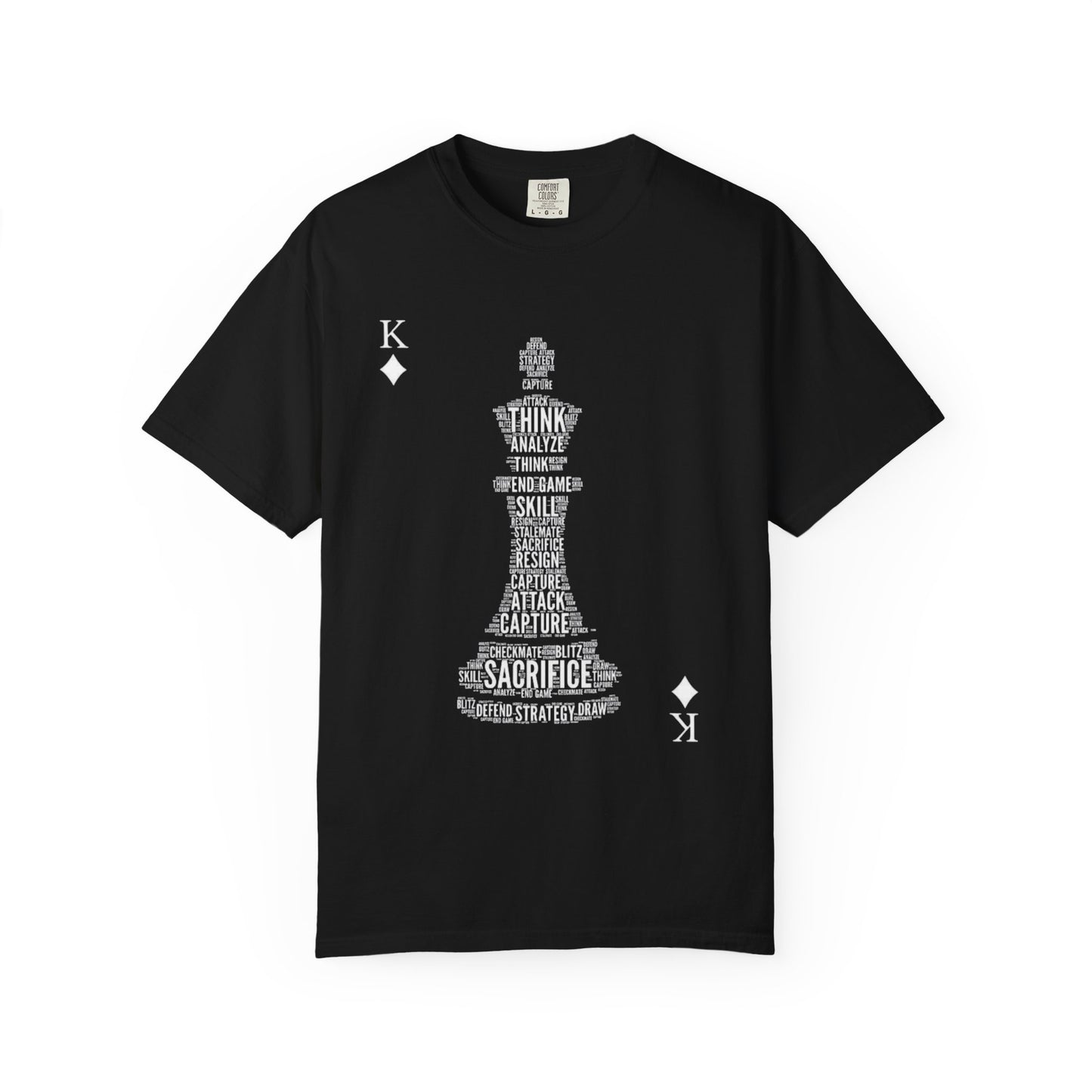 Chess Strategy Unisex Garment-Dyed T-shirt, Casual Wear, Gift for Chess Lovers, Game Night, Unique Tee for Strategists