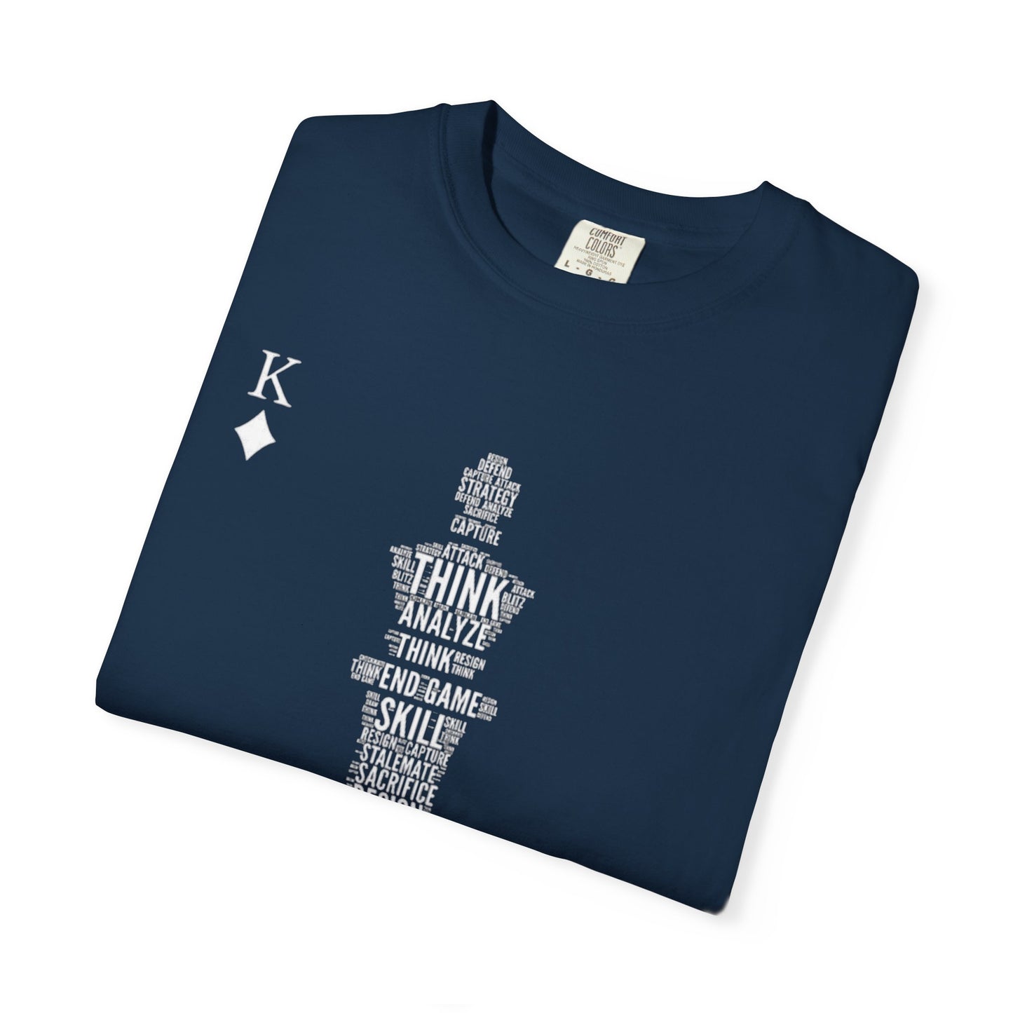 Chess Strategy Unisex Garment-Dyed T-shirt, Casual Wear, Gift for Chess Lovers, Game Night, Unique Tee for Strategists