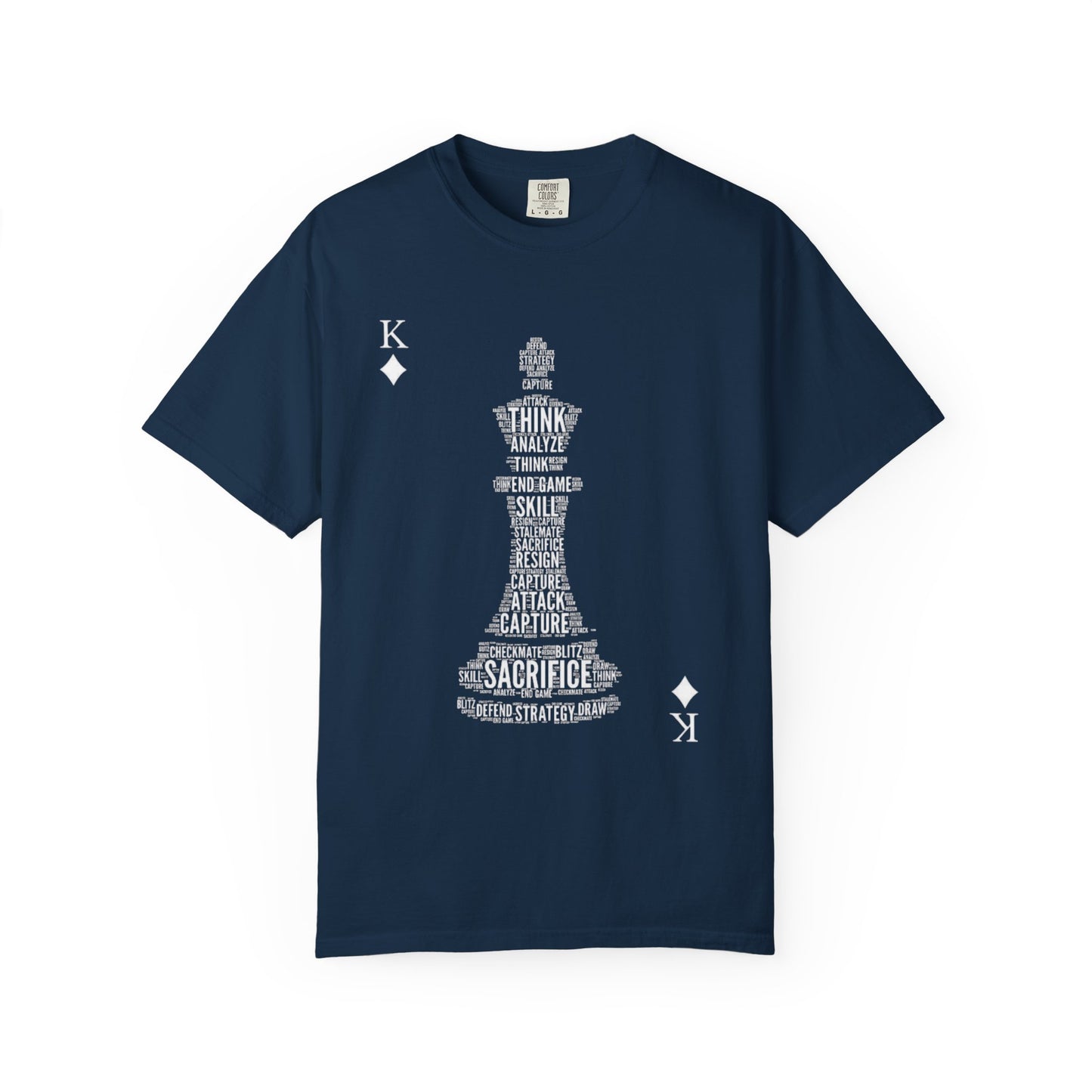 Chess Strategy Unisex Garment-Dyed T-shirt, Casual Wear, Gift for Chess Lovers, Game Night, Unique Tee for Strategists