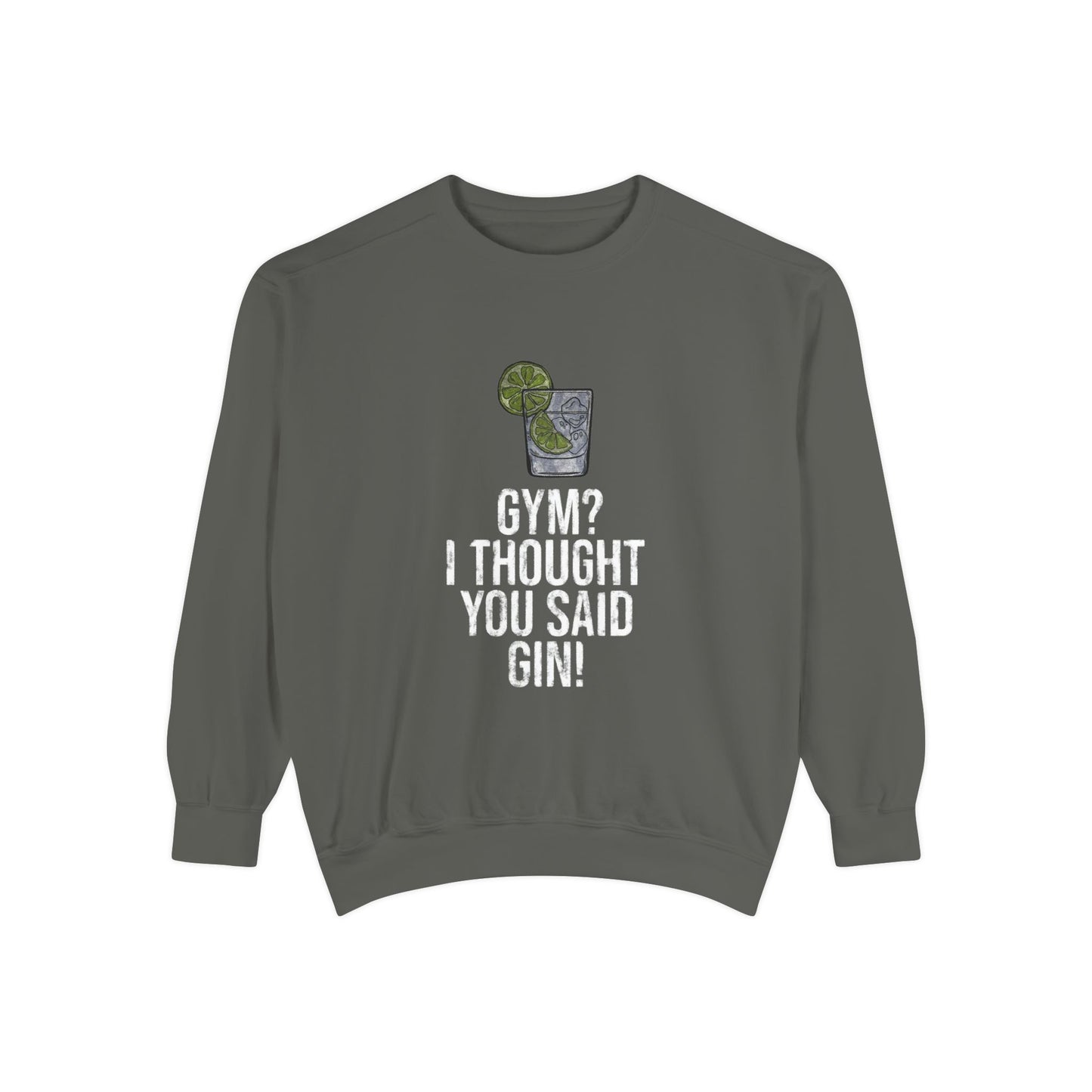 Gin-Themed Unisex Sweatshirt, Comfy Hoodie for Casual Wear for Parties, Drink Humor Apparel